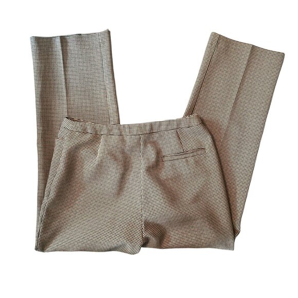 Vintage New York & Company Dark Academia Preppy Brown Trousers 2 - Picture 2 of 8